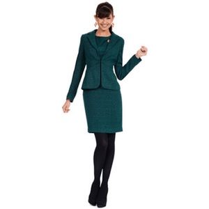 Kay Unger Green Dress Suit